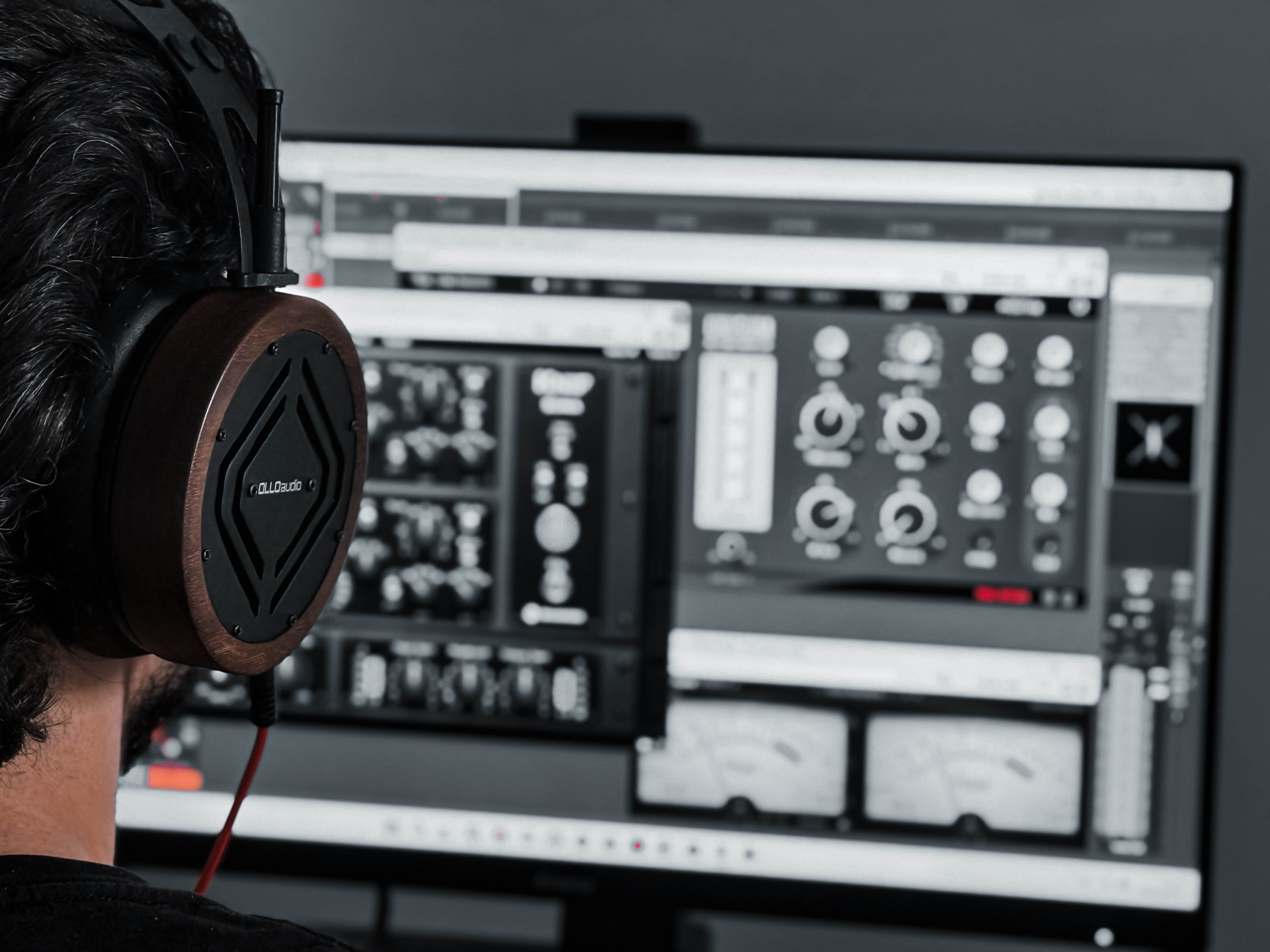 Setup de monitoring professionnel KAB Mastering - Casque et interface audio